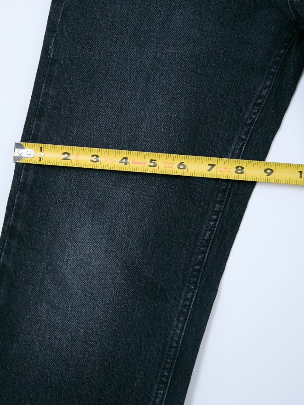 MOTHER SUPERIOR Tomcat Lies Lies Lies Black Denim High Rise Straight Leg Jeans - Picture 15 of 16